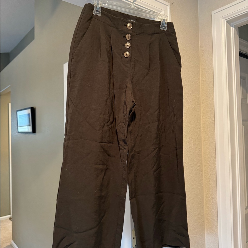 Cropped Wide Leg Pants